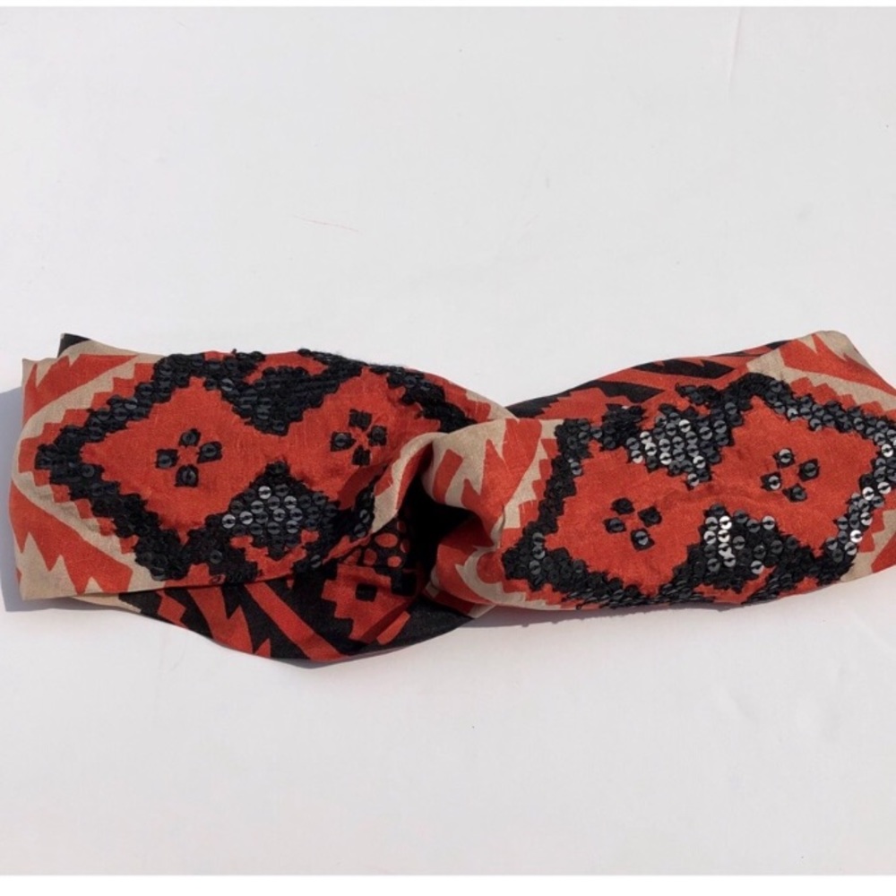 Anthropologie twisted, embellished headband